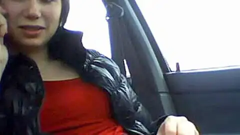 Driving, trans cum in car