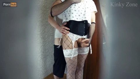 Genuine crossdresser engages in steamy sexual encounter caught on camera