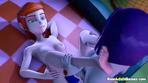 I giocatori di cartoni animati si uniscono ai Teen Titans e ad Helen Parr in una compilation porno animata