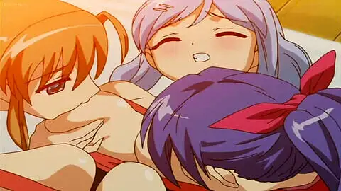 Yuri hentai uncensored anime, anime girls kissing