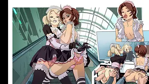 Hentai sissy ladyboy comic, cartoon tranny sex
