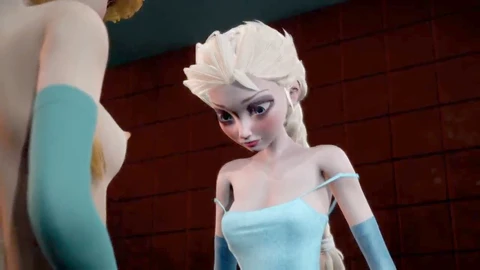 Futa teen, elsa frozen